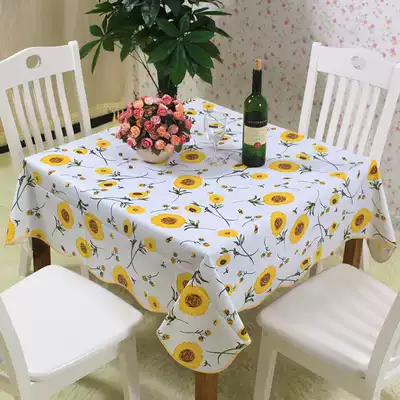 Waterproof and oil-proof heat-resistant PVC disposable tablecloth tablecloth Square