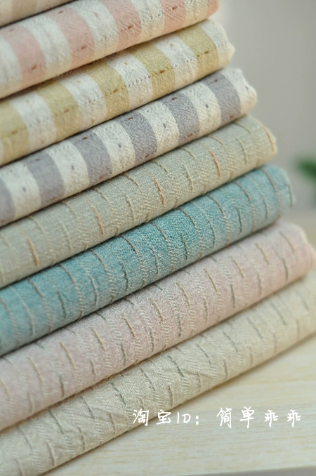 [39] tay nhuộm bông rửa vải bông nhuộm chắp vá DIY sọc quần áo vải búp bê - Vải vải tự làm