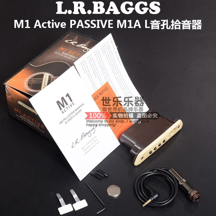 List price 9 fold original dress LR Baggs M1 Active PASSIVE M1A L soundhole pick-up real pat