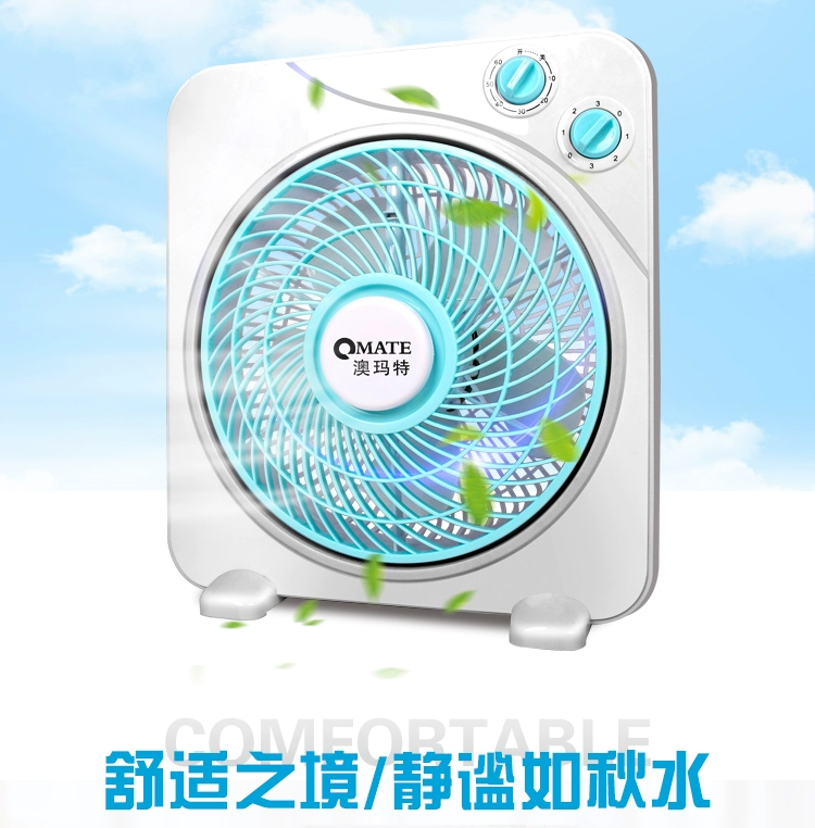 Ao Ma Te quạt điện máy tính để bàn nhỏ quạt sinh viên ký túc xá hẹn giờ trang quạt câm mini fan fortune nhà - Quạt điện