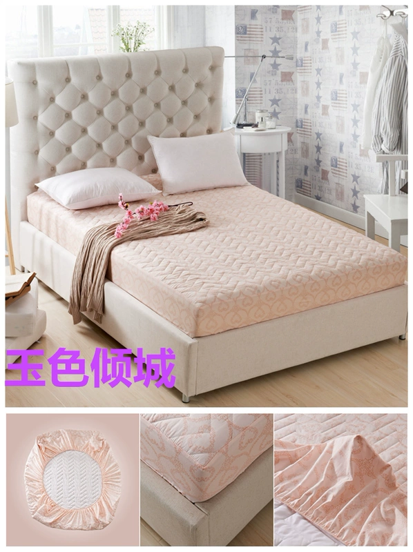 Chín hươu Fort dày DN giường bông Simmons / nệm bảo vệ bedspread / tấm ga trải giường miễn phí vận chuyển Covers trượt giường ngủ - Trang bị Covers Mẫu ga phủ giường