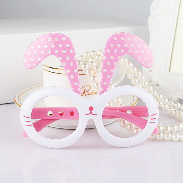 Baby kính khung không có kính trang trí kính khung trẻ em xu hướng thời trang bé trang trí thỏ kính khung phim hoạt hình mat kinh