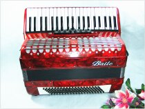  120 Bass accordion Musical instrument accordion 120 accordion Baile brand accordion red musical instrument antique
