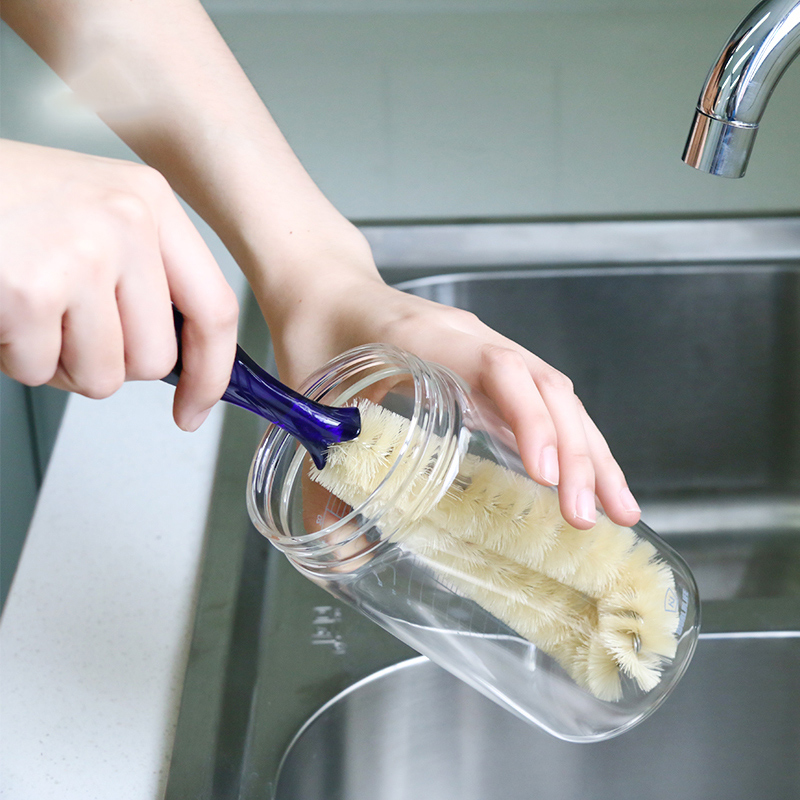 Japanese and craftsman nylon right angle brush soft hair brush multifunctional cleaning board brush kitchen Cup brush home cleaning brush