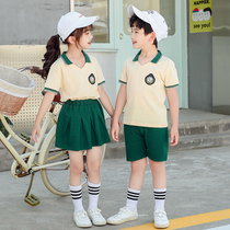 Kindergarten garden clothes summer clothes British college style childrens class clothes summer suits graduation photos clothing primary school uniforms