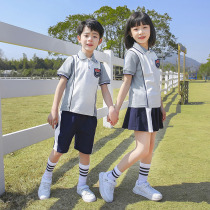 Primary school uniforms Summer clothing Inn College Wind Childrens class clothes Summer suit Graduation photos Costume Kindergarten Garden Clothing