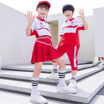 Kindergarten Garden Clothing Summer Clothing National Wind Children Class Clothes Summer Pure Cotton Suit 61 Games Primary school uniforms