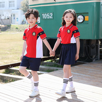 Kindergarten Garden Suit Summer Clothing College Wind Children School Suit Elementary School Students Class Clothes Summer Pure Cotton Graduation Photos Clothing