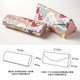 Glasses case female Korean small fresh portable sunglasses case folding eye box folding glasses case ins girl flower