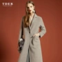 TDEB2019 áo khoác cashmere cao cấp Albaka hai mặt mới của phụ nữ len alpaca - Áo len lót đôi áo khoác nữ form rộng