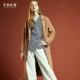TDEB2019 phụ nữ mới châu Âu và Mỹ cao cấp Kích thước lớn Áo len hai mặt mỏng Áo len dài - Áo len lót đôi áo khoác zara nữ