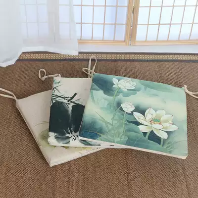 Sponge cushion Chinese removable chair cushion student office chair mat tatami stool cushion