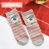 CARAMELLA vớ nữ mùa xuân và mùa thu trong vớ vớ cotton dễ thương hoạt hình phiên bản Hàn Quốc của vớ gió đại học nữ vớ cotton - Vớ bông vớ trắng Vớ bông