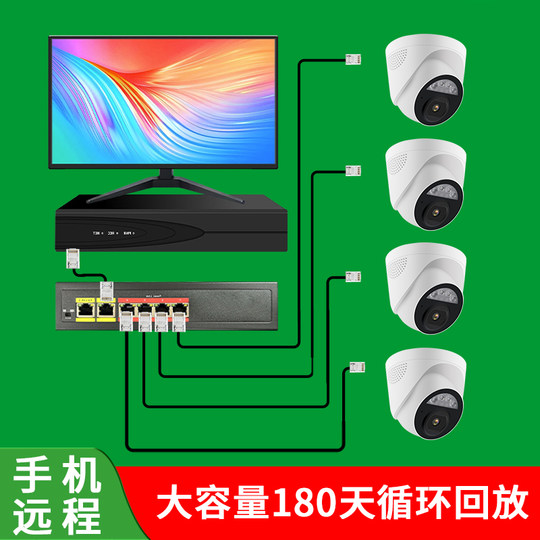 Монитор большой емкости, полный комплект оборудования и аксессуаров, комплексная система для домашнего супермаркета, видеорегистратор с жестким диском, камера