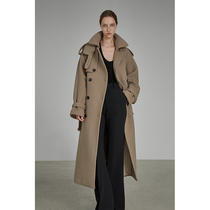 UNSPOKEN lapel woolen coat women winter 2021 New loose design sense niche woolen coat long