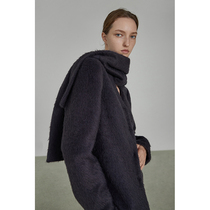 UNSPOKEN2021 winter New coat female collar design warm and atmospheric design sense niche coat