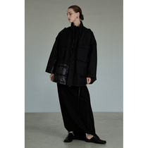 UNSPOKEN black pure cotton duvet clothes winter 2021 new loose addition of cotton clothes cotton clothes women design feel