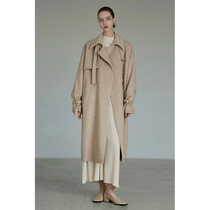 UNSPOKEN Goat Hump Sweatshirt Woman Winter 2021 New Temperament Warm Fur Coats Mid long Advanced Sensation