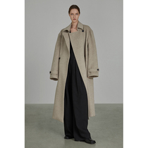 UNSPOKEN wool coat women winter 2021 new long high-end temperament woolen coat loose fashion