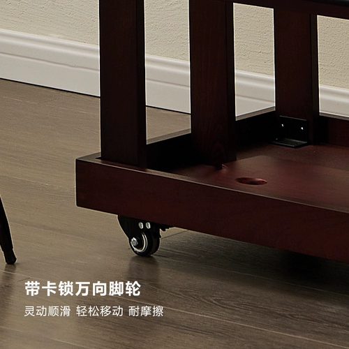 Профессиональная импортная деревянная художественная рабочая тележка из натурального дерева