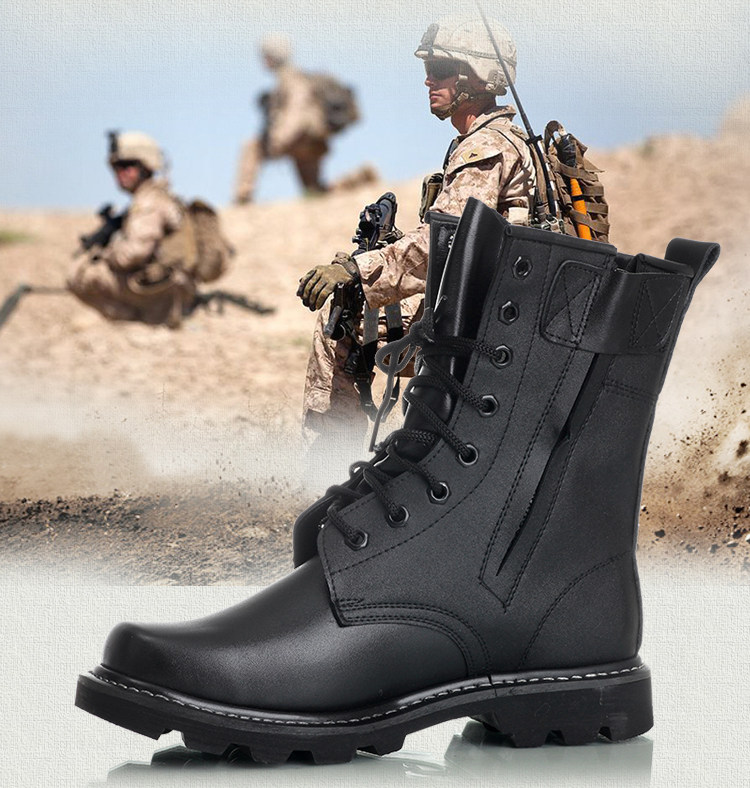 Boots militaires pour homme - choc - Ref 1398819 Image 6