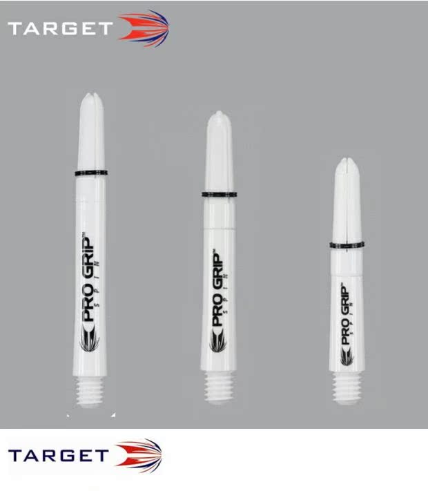 TARGET PRO GRIP SPIN loạt phi tiêu Thanh màu đen và trắng trong suốt xoay phi tiêu nylon - Darts / Table football / Giải trí trong nhà trò phi tiêu
