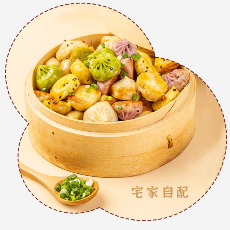 大河之阳拇指生煎包早餐半成品网红特色小吃小笼包子速冻食品速食