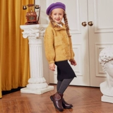 Martens, демисезонные небольшие утепленные детские короткие сапоги, ботинки, из натуральной кожи, 2020, стиль «принцесса»