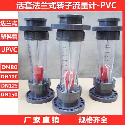 Promotion LZS float flowmeter water rotor DN100 125 150 plastic flange flowmeter liquid