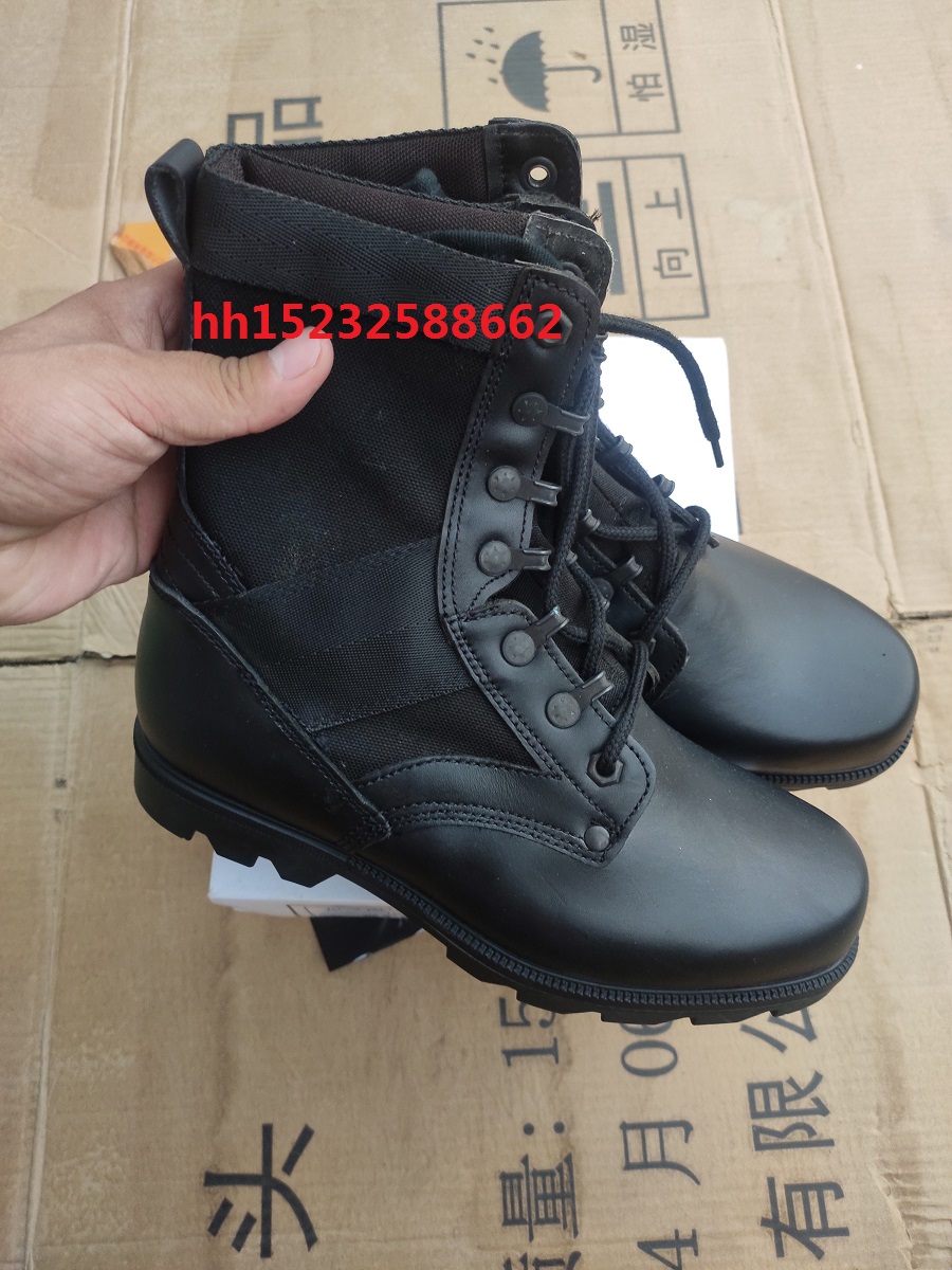 Stock Vintage Combat Boots Puncture Resistant Combat Boots