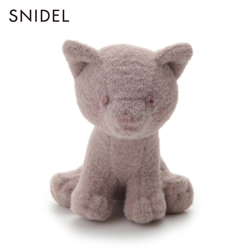SNIDEL HOME spring and summer cute solid color big tail cat doll SHGG212222
