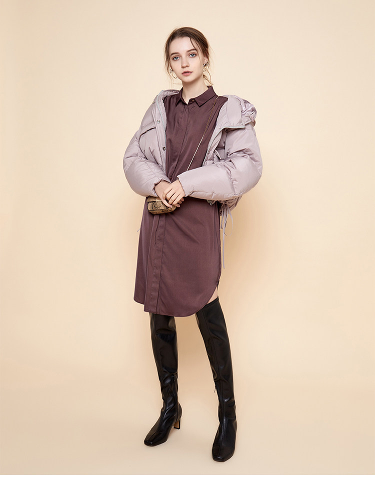 Snidel 女式短款面包羽绒服 ￥557.33 天猫￥1158