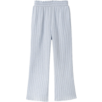 SNIDEL HOME autumn and winter versatile pure cotton high waist elastic band long pajama pants SHFP234065