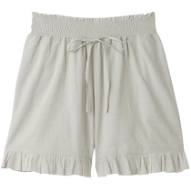 SNIDEL HOME spring and summer fashionable ruffled shorts elastic home pajamas SHFP231013