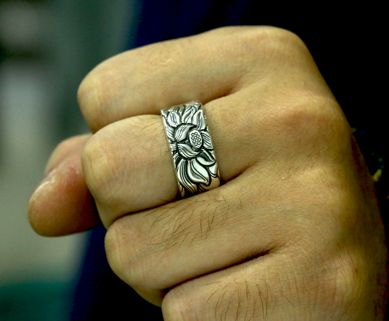 Bague homme en Argenterie - Ref 3087197 Image 22