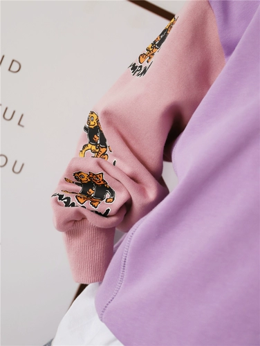 50 % скидка Ted Price Big Chao Family Alphabet Emelcodery Little Tiger Sweater ab рукав цвет васоло