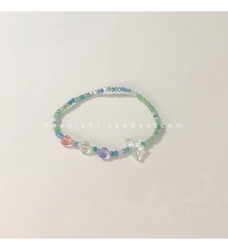 Green Bracelet. Reservehaevichi the republic of korea   manual   Beading   Retro vintage   butterfly   Bracelet   7403