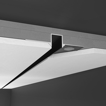 Closing black edge strip Yang Angle metal strip putty trimming strip edge banding strip decorative strip wrapping suspended ceiling