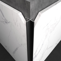 9mm8 wall panel closing line aluminum profile edge strip decorative strip edge strip I-shaped aluminum alloy skirting line black