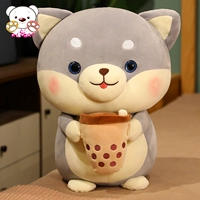 [Серый] -Ханг Молочный чай использовали для шибы Ину