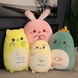 Плюшевый кролик, милая игрушка, кукла, талисман для сна, съёмная подушка, год кролика, талисман года