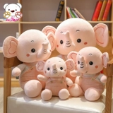 Плюшевая игрушка, успокаивающая детская тряпичная кукла, милая подушка, слон