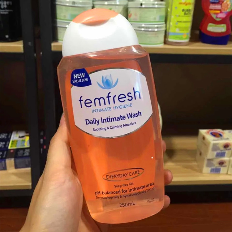 FemFresh Frefresh Core Feminine Care Fluid Private Lotion Wash Lotion Pregnant Woman Gentle Lynching To Stop Itching to Smell Bad