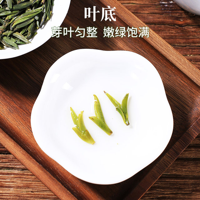 徽六明前特级雀舌绿茶茶叶毛尖毛峰罐装50g