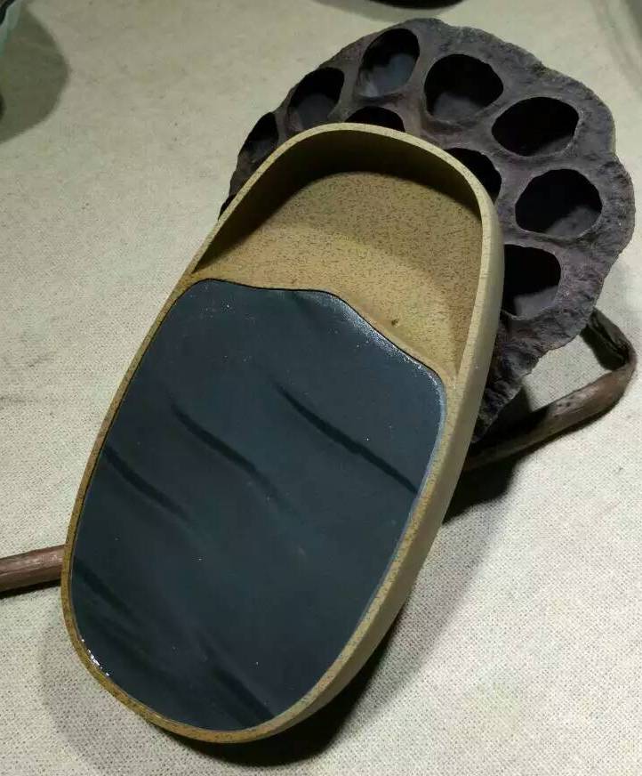 The Ink Stone --- Boutique Old Pit Brow with Stone Inlay Stone Inlay Scrotum 12 12 1-6 7-2 5cm