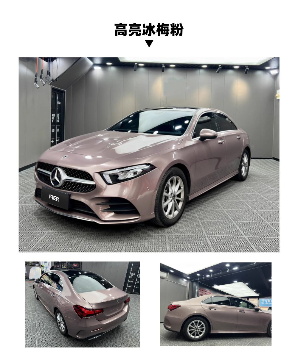 Factory wholesale whole roll of casting-grade silver film for car body vinyl wrap, car color change film PET