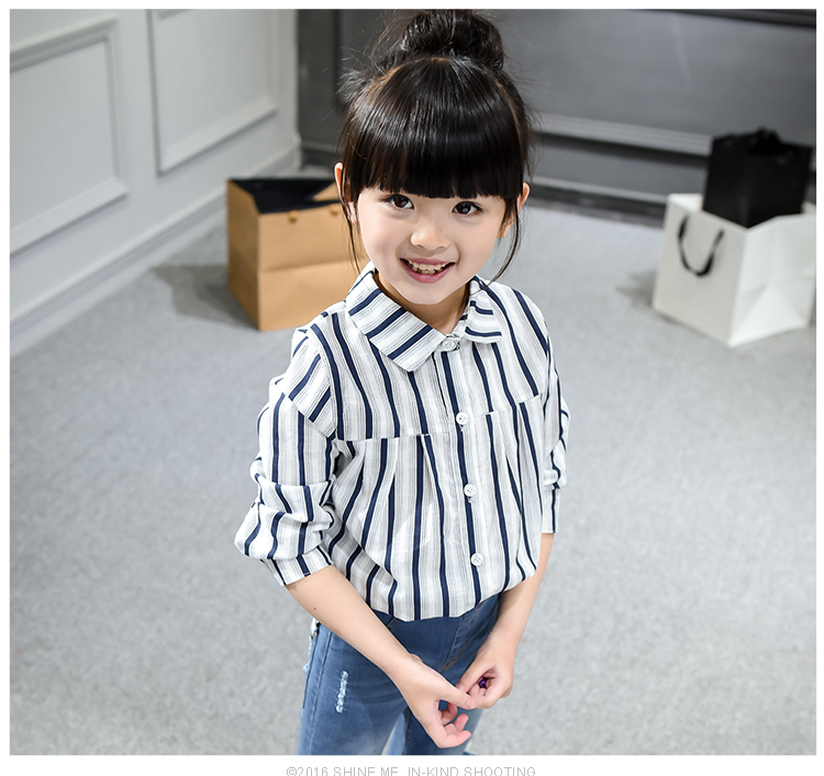 Chemise fille à manche longue - Ref 2084415 Image 12