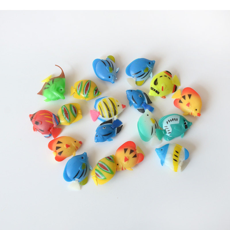Aquarium Fish Tank Building Floating Simulation Tropical Model Fake Fish Plastic Fish Floating Fake Fish