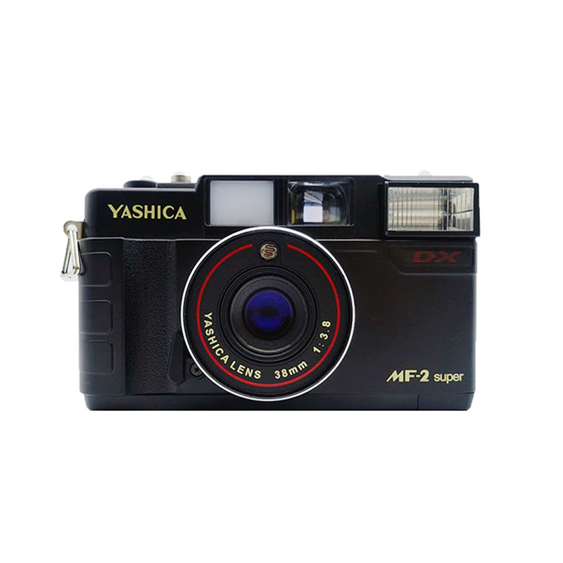 Brand new yasika YASHICA sideshaft camera MF2 non-disposable 135 adhesive roll fools with flash negatives 35MM