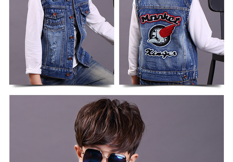 Gilet garcon en toile - Ref 2067981 Image 21
